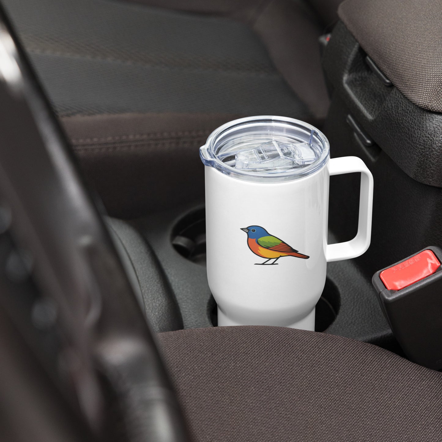 The Bird Guy 25 oz Travel Tumbler with Handle